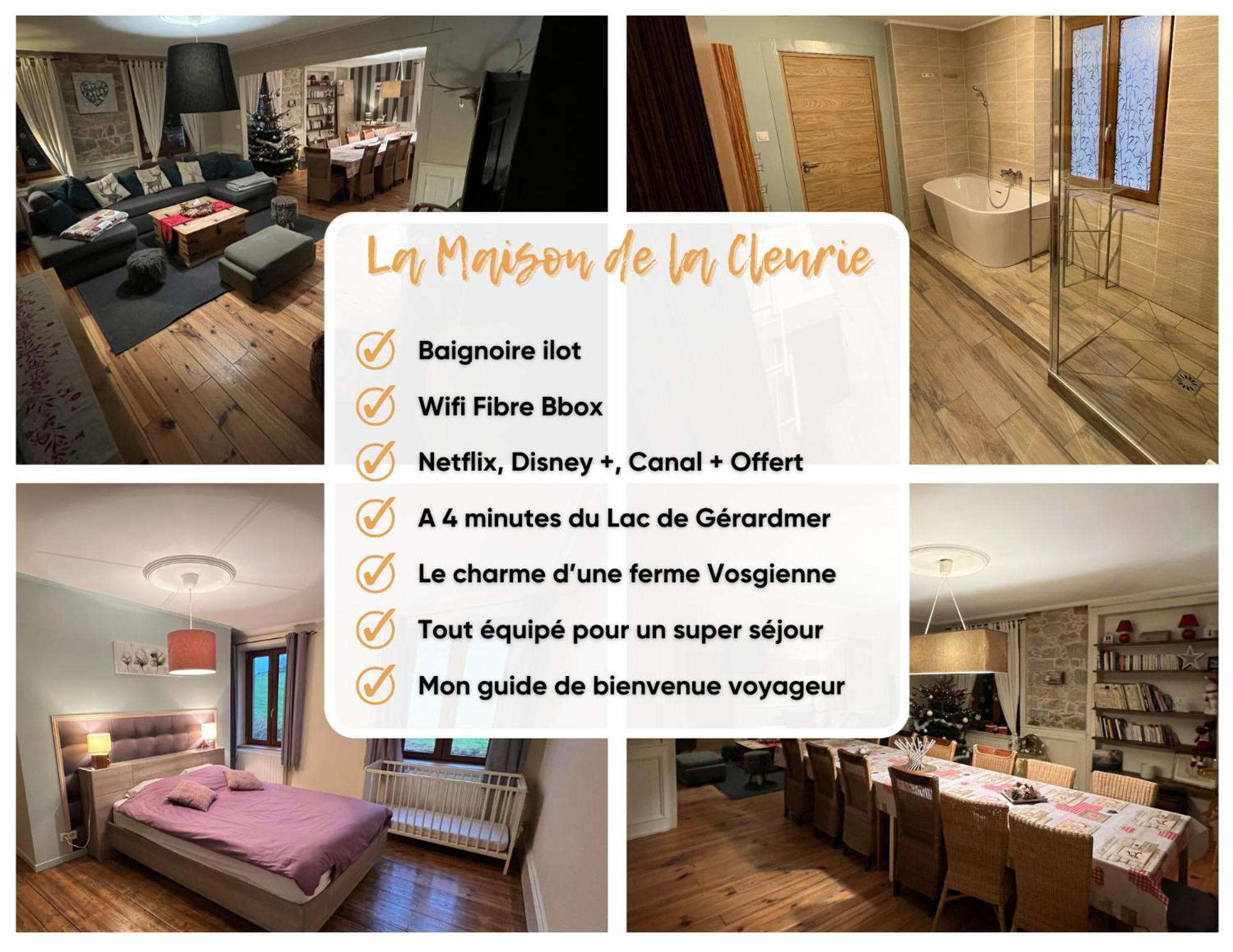 La maison de la Cleurie Gérardmer Eksteriør billede